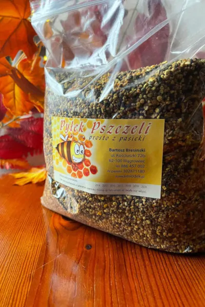 pyłek kwiatowy opakowanie